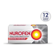 Nurofen Coated Tablets for Pain Relief and Fever 12 PCS