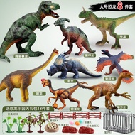 dinosaur toy figure Dinosaur Toys for Children Set Simulation Animal Large T-Rex Model Triangle Cang Spinosaurus Plastic