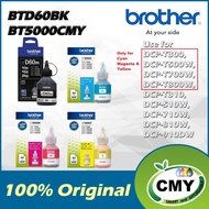 Brother BT5000C/M/Y/D60BK Original Ink Bottles BT5000 BTD60BK BTD60 for DCP-T310 DCP-T510W DCP-T710W