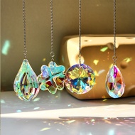 Sun Catcher Outdoor Wind Chimes Hanging Decor Artificial Crystal Rainbow Hanging Decor Outdoor Garde