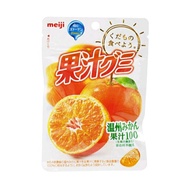 เมจิ เยลลี่รสส้ม Meiji Juicy Gummi Orange 54g.