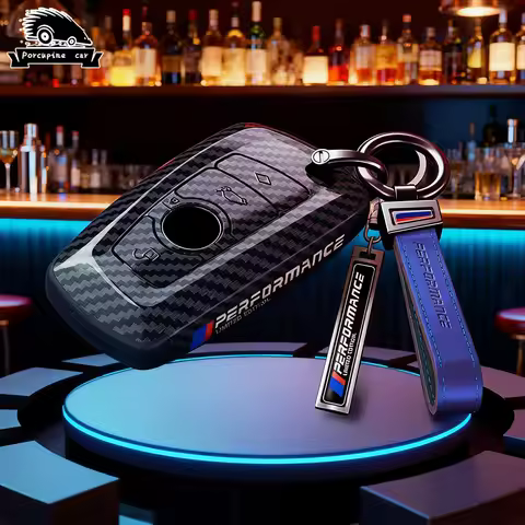 ABS Carbon Fiber Car Key Cover Case For Bmw F20 F30 F31 F34 F10 F11 F25 I3 M3 M4 F15 F16 3 5 Series 