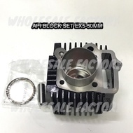 API BLOCK SET HONDA EX5 (50MM) / EX5 CLASS 1 (STD)(53MM) / WAVE110 (STD) / BEAT FI / WAVE110 (53MM) 