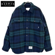 WTAPS 242WVDT-JKM04 綠色 WOPL 苔蘚紡織襯衫 04 [二手]