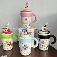 Crayon Shin Chan Thermos Cup 316 Stainless Steel Vacuum Cup With Straw 700ml & 1200ml 蜡笔小新冰霸杯