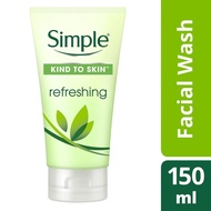 SIMPLE Refreshing Facial Wash Gel 150ml - pencuci muka-facial wash