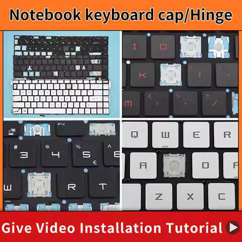 Replacement Keycap Key cap Hinge for MSI GF63 8RD/GF63 8RC PS63 P65 PS42 GS65 8RE/GS65 8RF/GS65VR MS