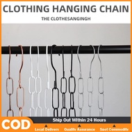 Clothing display hanging iron chains, clothing store display racks, hanging rings, iron chains