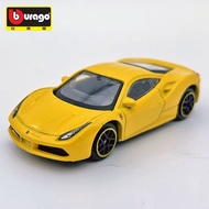 Bburago 1:64 Ferrari 488 GTB Supercar Diecast Alloy Model Car