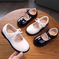 Simple 8 Ribbon Design Girls' Shoes Suitable for Formal and Casual Events