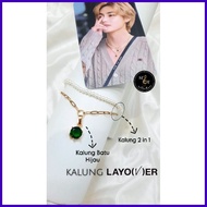 ◆ ◨ ➡ Kim TAEHYUNG BTS Bangtan LAYOVER Necklace free PC