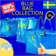 Fast Shipping Ikea blue carrier bag collection beg biru ikea