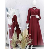 Z1 100% REAL PIC!! MAXI VERO SEQUIN DRESS LUXURY PARTY GAMIS MUSLIM PARTY DRESS 5 COLORS