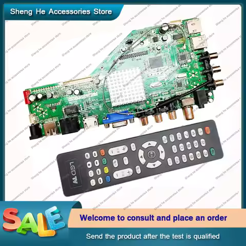 MSD338STV5.0 LCD TV driver board motherboard is compatible with all kinds of LCD dual core 512m+4g m