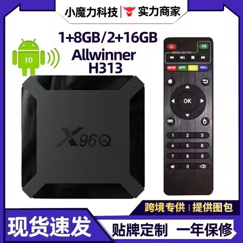 Android 10 Amlogic H313Foreign Trade TV Box Network Player TV Set-Top Box