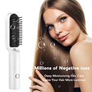 Profissional Hot Combs Anti-scalding Hair Straightener Brush Ceramic Hair Curler Heated Electric Brush Beard Hair Straightener