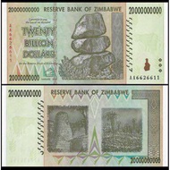 津巴布韦 Zimbabwe 20 Billion Dollars（2008 Year） UNC Real Note