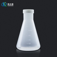 Laboratory Plastic Erlenmeyer Flask 100 250 500 1,000ml with Lid Screw Plastic Measuring Flask Erlen