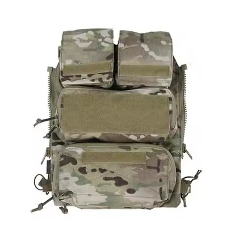 TMC-Tactical Vest with Zipper Pouch, Multicam Limited Edition, 16-19 AVS JPC2.0, CPC TMC3107, New, F