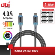 Type C to Type C Data Cable, Type C to iphone 100cm 4A MASTER FT806