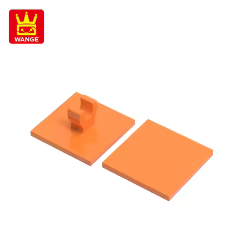 Wange 15210 50g/113PCS 2x2 Light Panel claw Building Blocks MOC Road Sign Square Compatible with Bri