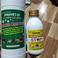 Nano Silver Disinfectant 0.5L+ Cypon 100ml Kills African diaper viruses for pigs