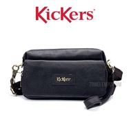 Kickers 2 in 1 Top Gain Cowhide Clutch Bag Covertible Crossbody Sling Bag 1KIC-CL 89461