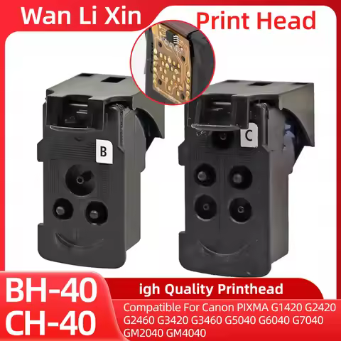 BH40 CH40 BH-40 CH-40 printhead Compatible for Canon PIXMA G3460 G5040 G6040 G7040 G1420 G2420 G2460