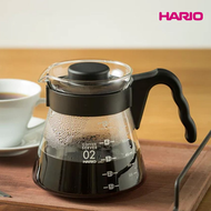 HARIO V60好握系列 02黑色咖啡分享壺700ml VCS-02B