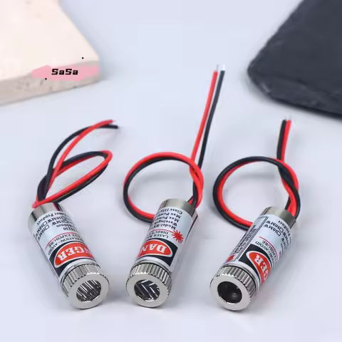 S-1/2/3Pcs Laser Pointer Diode 650nm 5mW Laser Diode Head Red Point / Line / Cross Laser Module 5V P