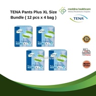 MEDDINA TENA PROskin Pants Plus XL Size Bundle ( 12 Pcs x 4 Bags )  1 ORDER FOR 1 BOX ONLY 