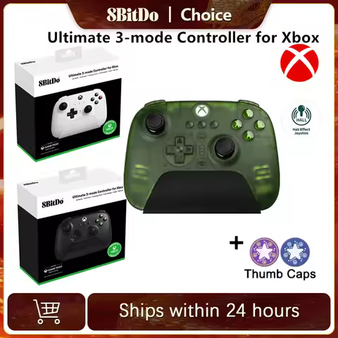 8BitDo Bluetooth Gamepads Ultimate 3-mode Controller for Xbox Compatible Xbox Series X|S, Xbox One, 