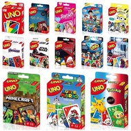 Uno Flip Funny Family Games Entertainment Fun Board Games Playing Cards Children's Toys Gift Box Uno