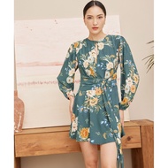 HVV Hallstatt Floral Dress - Teal