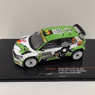 IXO 1/43 #22 SKODA FABIA EVO 2021 SKODA Racing Model Alloy Real Shooting Non-Refundable Non-Exchange