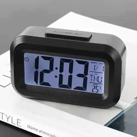 Alarm Clock Digital School Students Alarm Clock Digital Clock Electronic Desk Clock Bedroom Table Al
