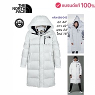 Authentic THE NORTH FACE Down Coat 1 Chest 44 Inches Can Be Worn By Both Men And Women. White Hooded