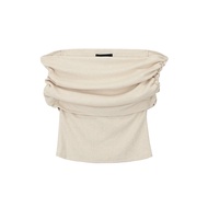 STUDIO UNKNOWN - Dana Off-The-Shoulder Top เสื้อปาดไหล่ผ้าวูลผสม