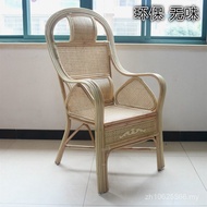 Bamboo Rattan Office Single Outdoor Table Living Room 9U Balcony Leisure Household Teng Chair Elderl