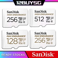 Sandisk Max High Endurance MicroSD Card V30 4K U3 Dash Cam CCTV 32GB 64GB 128GB 256GB 512GB QQNR QQV