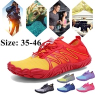 【MOQIAO SKIL】Men Women Fashion Water Shoes Barefoot Men Beach Shoes For Women Upstream Shoes Breathable Hiking Sport Shoes Quick Dry River Sea Water Sneakers Sports Shoes