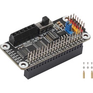 Pi Motor and Servo Driver HAT - PCA9685 & TB6612FNG Chip, Dual DC Motor & 6 Servo Control for Raspbe