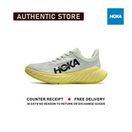 รับประกันของแท้ Hoka One One Carbon X 2 " Grayish Yellow " รองเท้ากีฬา 1113526 - BFLG รับประกัน 1 ปี