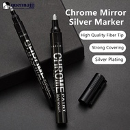 QUENNA 1Pc 0.7/1/3mm Electroplating Chrome Mirror Marker Silver Liquid Hand-repair Chrome-plated Met
