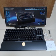 Sades Shield Gaming Keyboard TKL Mechanical RGB