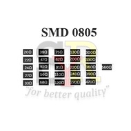 Resistor SMD 0805 20 ohm~560 ohm (30PCS)