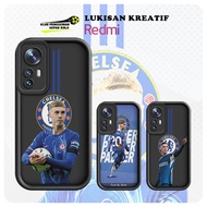 Redmi soft Casing Chelsea CFC unique soccer Pageant Drop resistant Adapted protective collage Redmi 