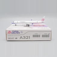 Ready Stock JC Wings 1: 400 China Airlines A321Neo B-18101 Alloy Airplane Model