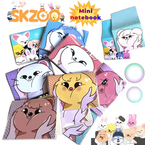 SKZOO Stray Kids PuppyM Bbokari Wolf chan Secondary Mini Hand Ledger Work Learning Multifunctional C