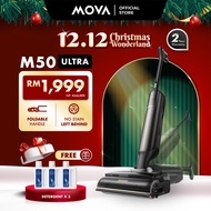 MOVA M50 Ultra Wet Dry Vacuum Cleaner | First Foldable Handle | Tri-Edge Cleaning | 100°C Hot Water